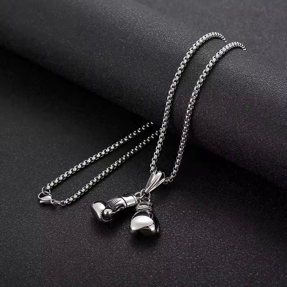 Collar Colgante Guantes de Boxeo - Joyería Deportiva