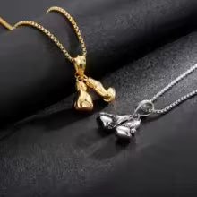 Collar Colgante Guantes de Boxeo - Joyería Deportiva